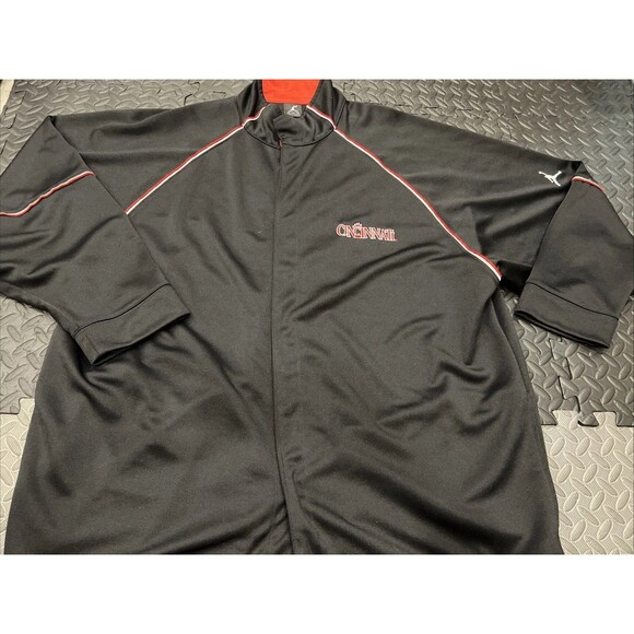 Rare Jordan Nike Throwback Cincinnati Bearcats Jordan Warmup Jacket Sz XL Loose